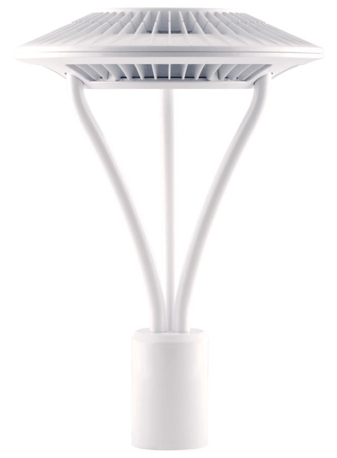 Area Lights 10127 Lumens Aled Type V 78W 4000K Pole Mount Twistlock Photocell White