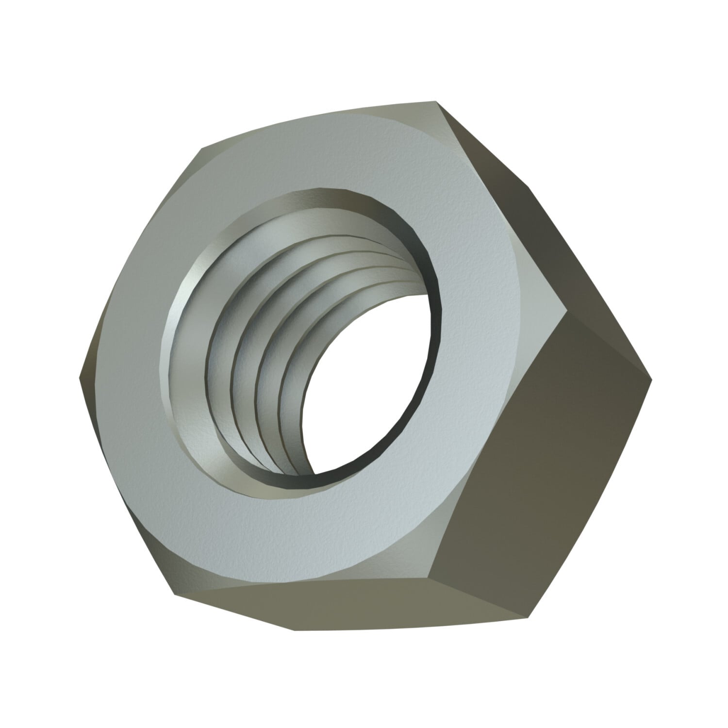 UNISTRUT HEX NUT, 1/2", 1/2"x 7/16"x 1/2", EG