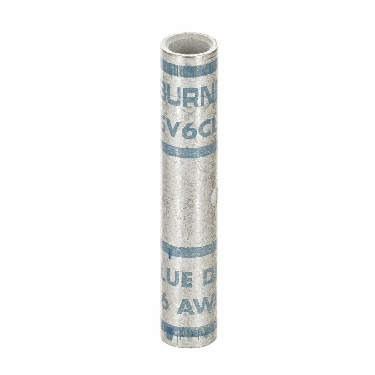6 Flex G,H,I,K,M,DLO, 6 AWG AWG CU, Standard Barrel, Internal Chamfer, Tin Plated, UL/CSA, 90?C, Up to 35kV, Blue Color Code, 7 Die Index.
