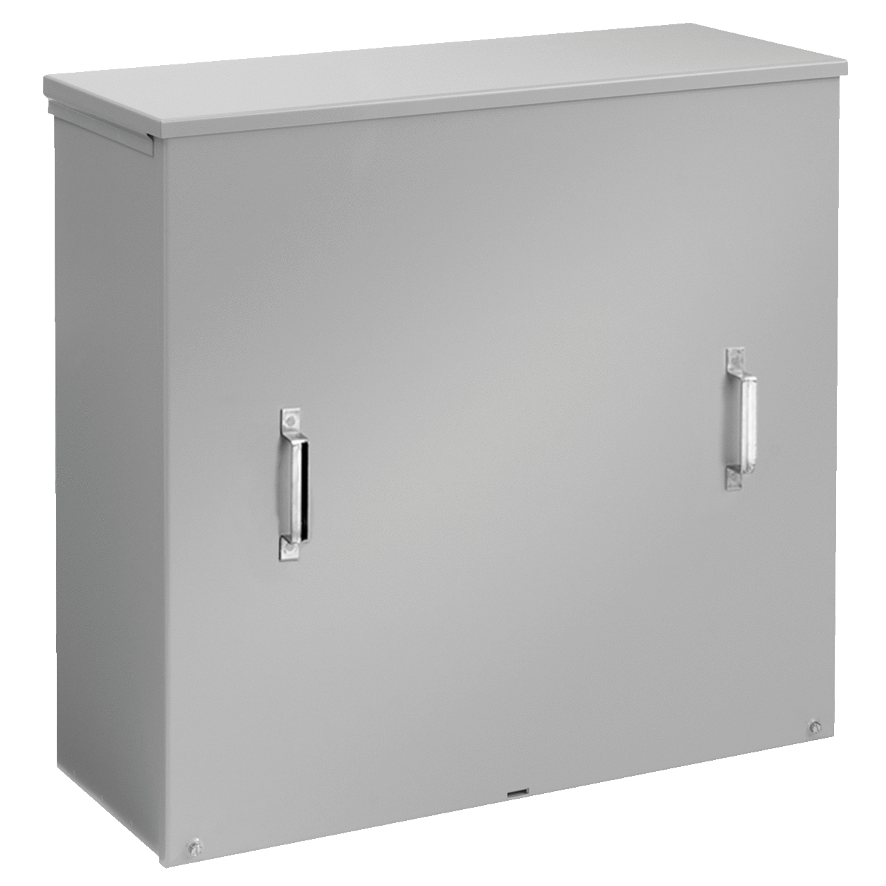 Screw Cover with Steel Foot Mount Panel, 48.00x48.00x14.00, Steel