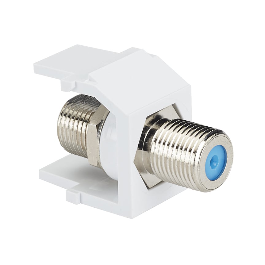 NK Coupler Module, F Type, White        