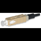 SC Connector, OM1 62.5-µm MM 250-or-900-µm Cable, Beige