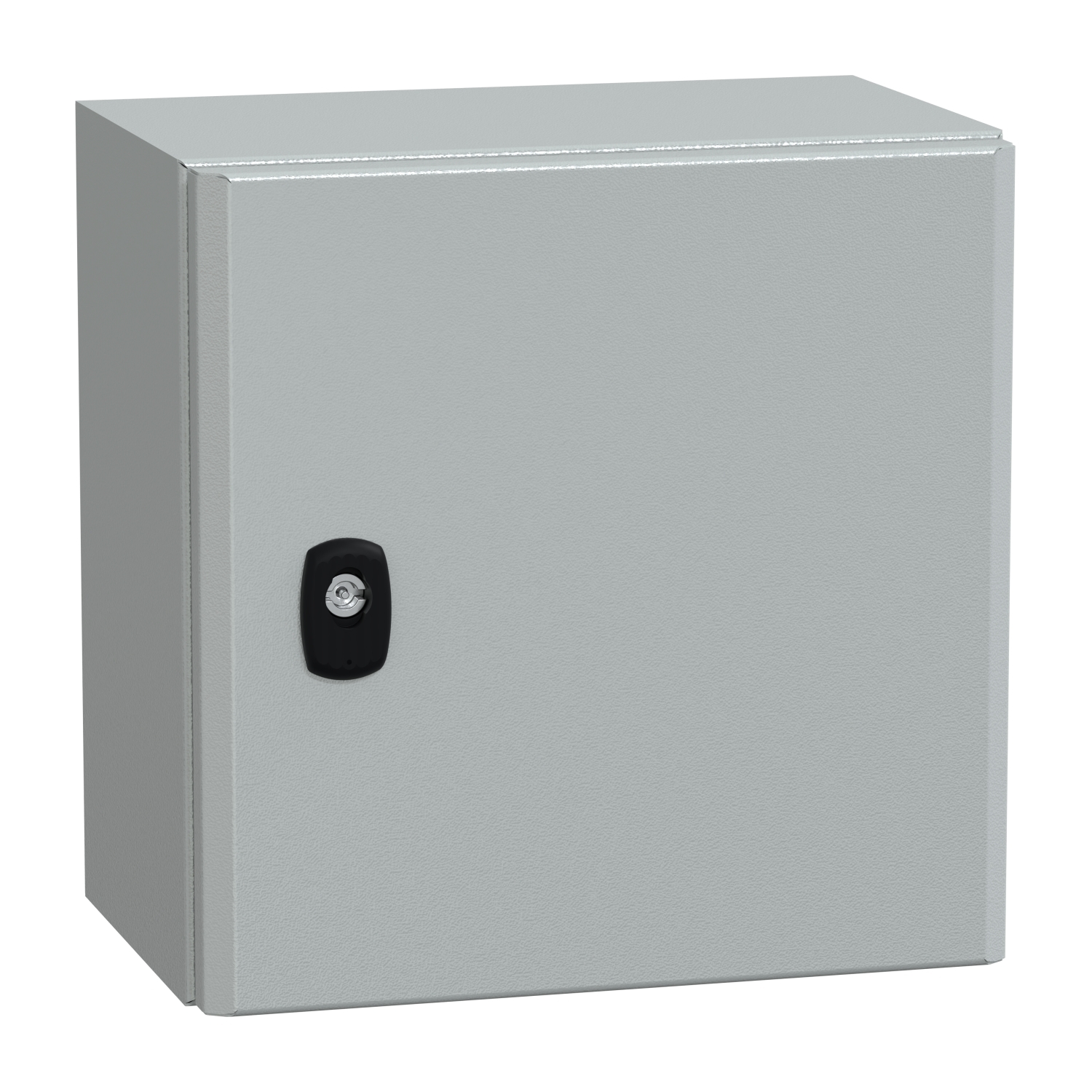 Wall mounted steel enclosure, PanelSeT S3D, plain door, with mounting plate, 300x300x200mm, IP66, IK10