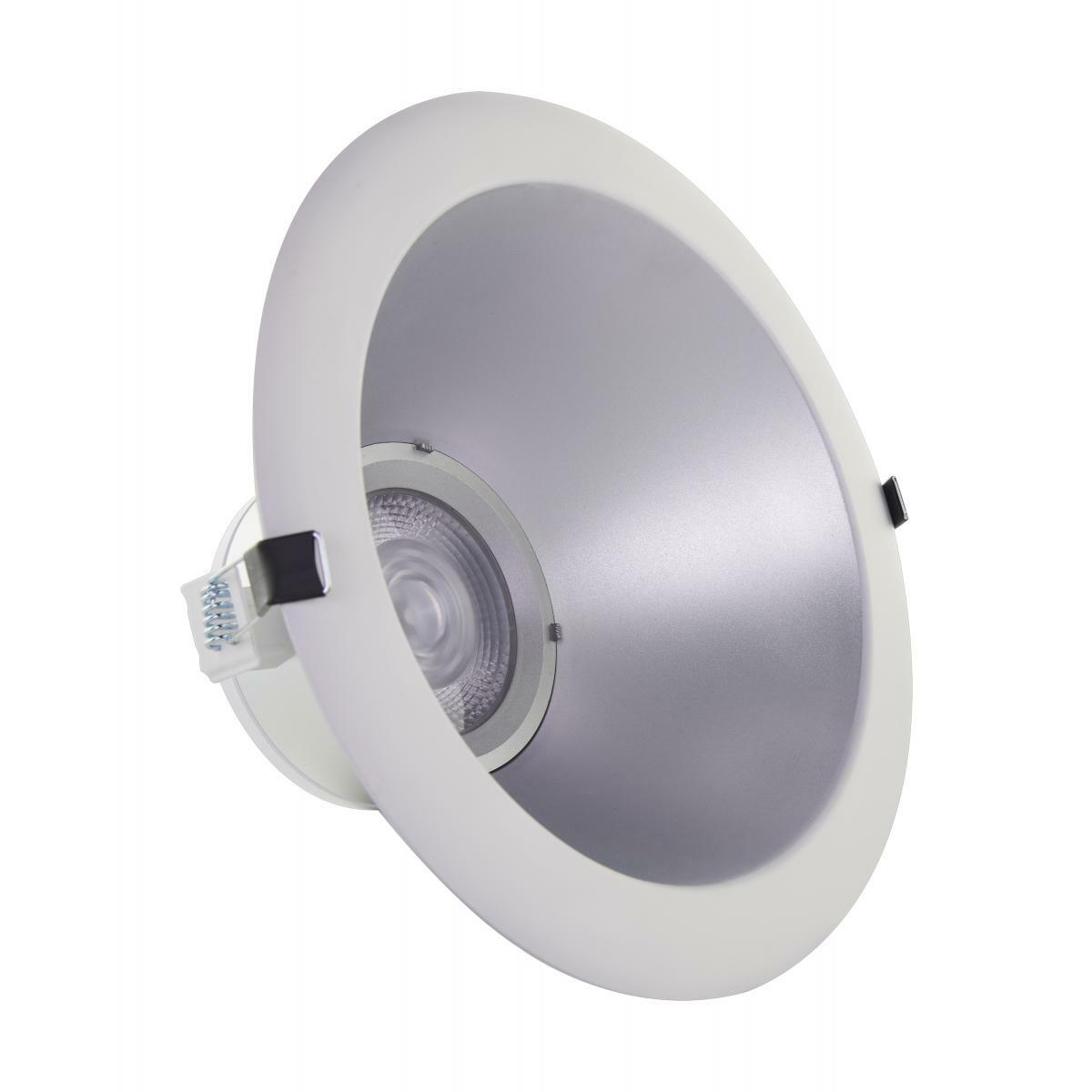 32 Watt Commercial LED Downlight Retrofit - 8 Inch Color and Lumen Adjustable 120-277 Volts
