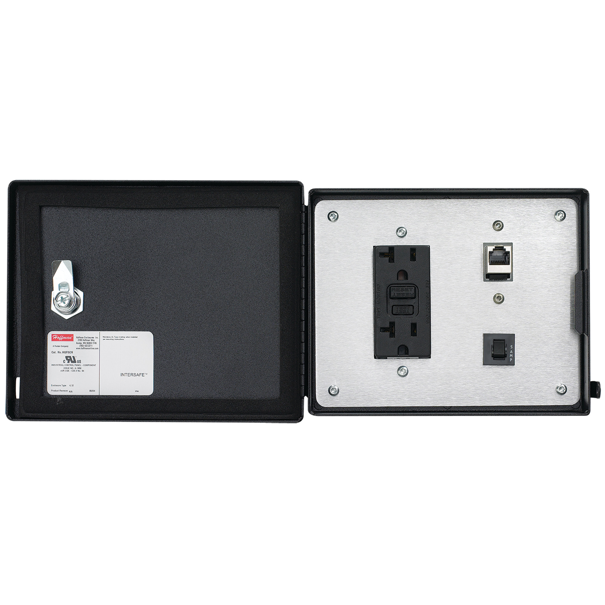InterSafe Data Interface Port for ControlNet, GFCI, Polycarbonate