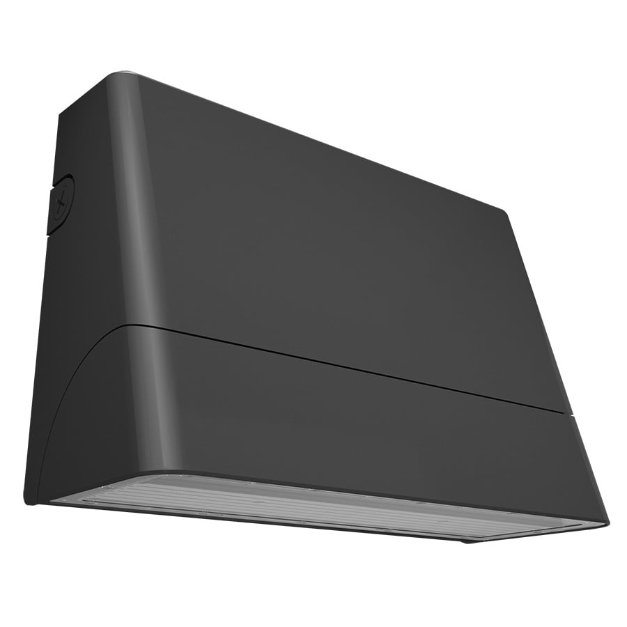 SLIM WALL PACK SMALL 60/50/40/30W 3000K/4000K/5000K BATT B/U ADJUSTABLE OPTIC 0DEG, 15DEG, 30DEG, 45DEG  BRONZE