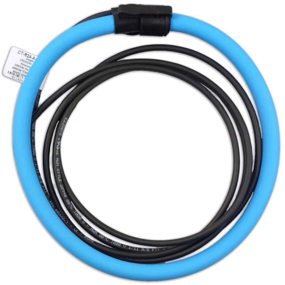 Current Transformer, Rogowski Coil for Series 7000-7100 Meters only, 24 inch, 31MV/1000A, 60Hz (109.2MV/1000A, 50Hz) Current Range: 5-5000A.