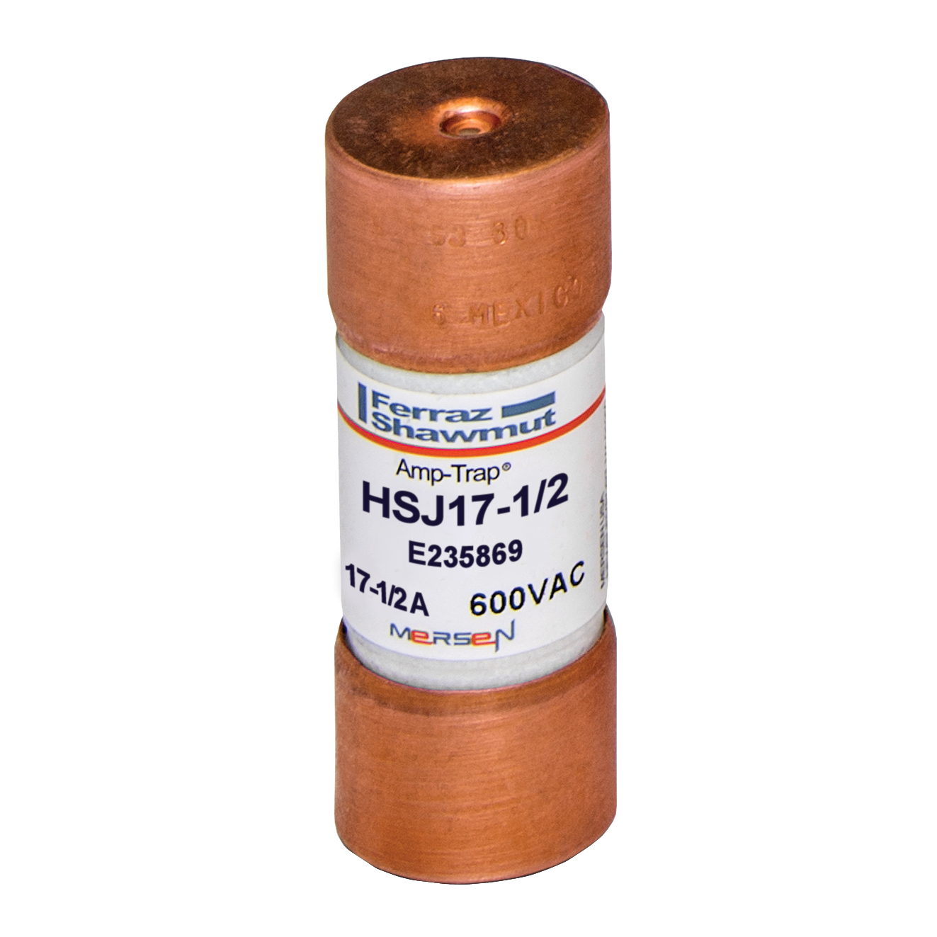 Fuse HSJ - Class J - High-Speed 600VAC 500VDC 17.5A Ferrule