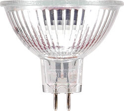 Tungsten Halogen Tru Aim MR16 TITAN Axial Filament UV Filter Hard Dichroic Reflector Cover Glass GU5.3 Bi Pin Base 50Watt 12Volt WFL Beam