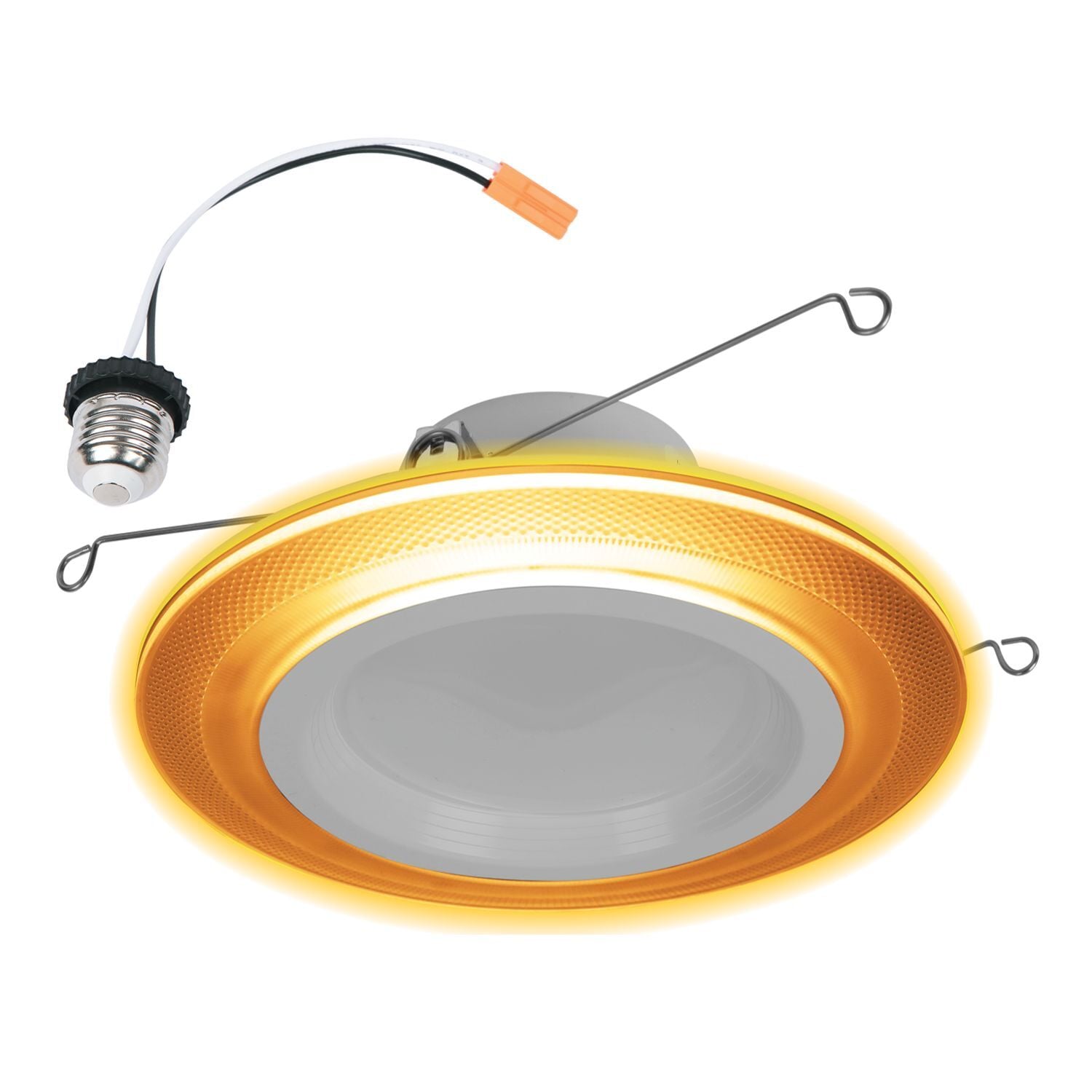 5/6" Night Light recessed LED retrofit module, 1050 lumens, 90 CRI min., 2700K, 3000K, 3500K, 4000K, 5000K selectable CCT with D2W option, 120V 60Hz, LE and TE phase cut 5 percent dimming.