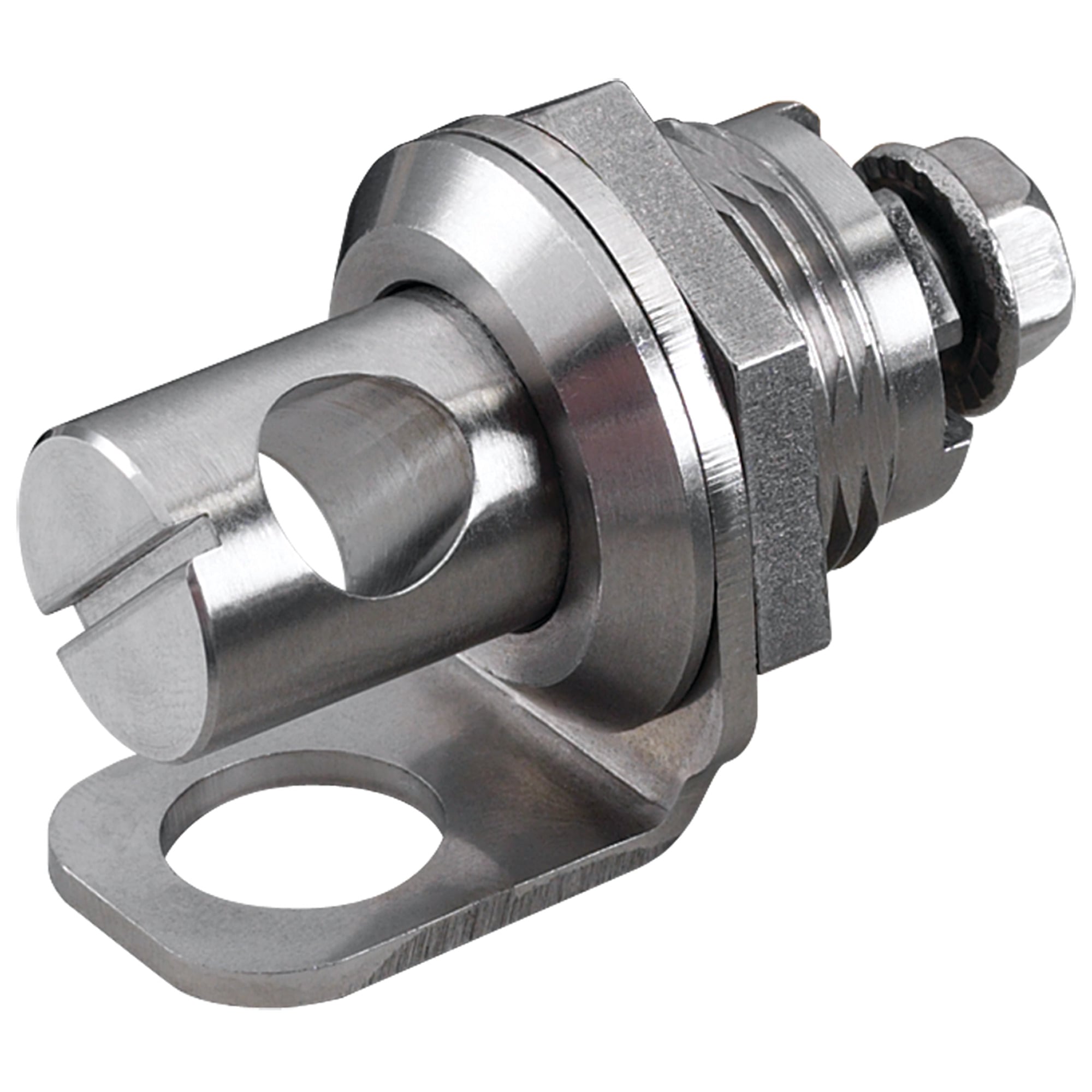 WaterShed Padlocking Latch Kit, 1.1x1.1x.25, Brushed, Stainless Steel 304