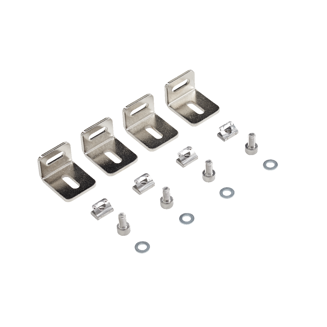 Mounting Bracket Kit for Syspend Aluminum HMI, 76x76mm, Plated, Steel