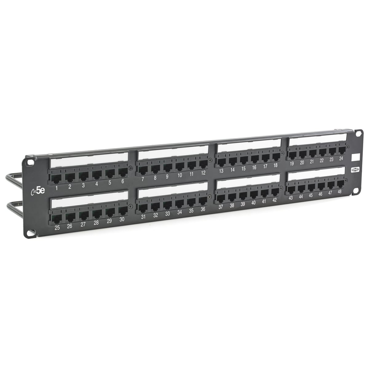 Hubbell Premise Wiring Products, Patch Panel, Cat5E, 48-Port, UniversalWiring, Economy Version