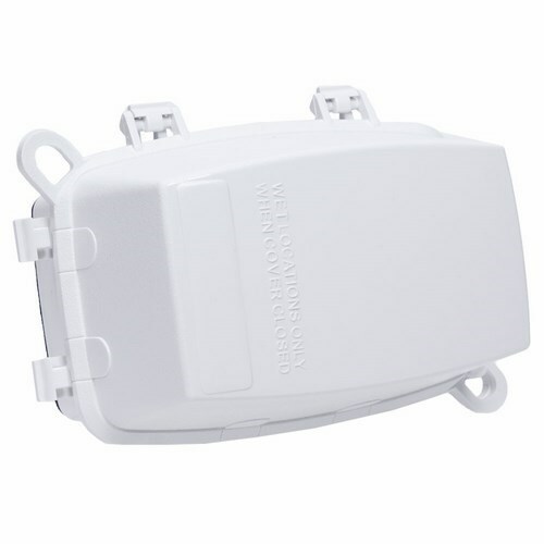 The Single Gang Vertical or Horiz. 2-3/4" Deep w/ (WP17) Inserts Flexi Guard - White This Plastic In-Use Covers are easy to install and shipped with gasket, mounting screws, base and cover assembly, and patented inserts for a variety of applications