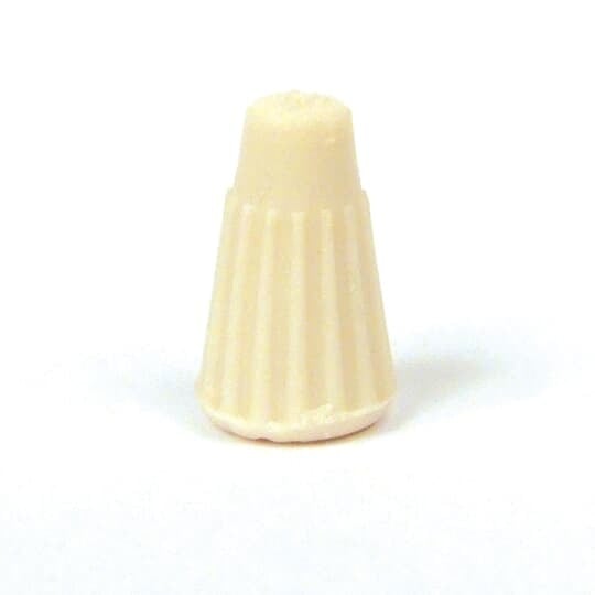 High temperature Porcelain Wire Connector HI-5.  Wire Range #18 to #16 AWG.  Stranded Copper.   White.    100 pieces