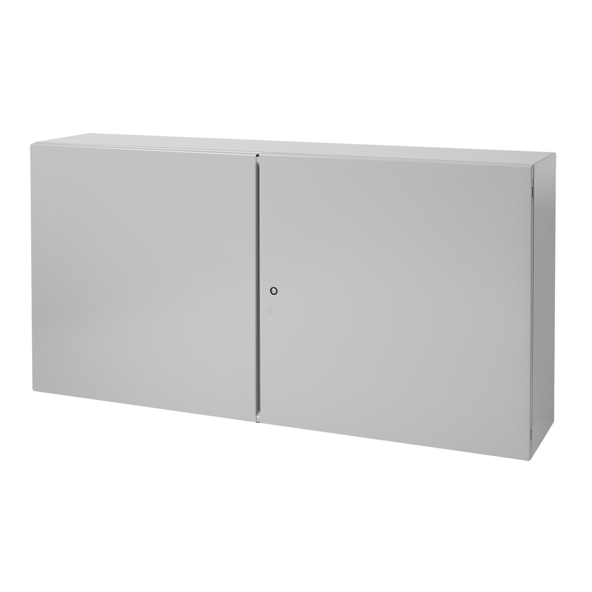 Concept Two-Door Enclosure, 24.00x42.00x8.00, Lt Gray, Steel