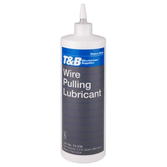 Wire Pulling Lubricant, Semi-Synthetic Base, Freezing Point 25 Degrees F (-4 Degrees C), High Temperature Stability, 200 Degrees F (93 Degrees C), Yellow Color, 1 Gallon