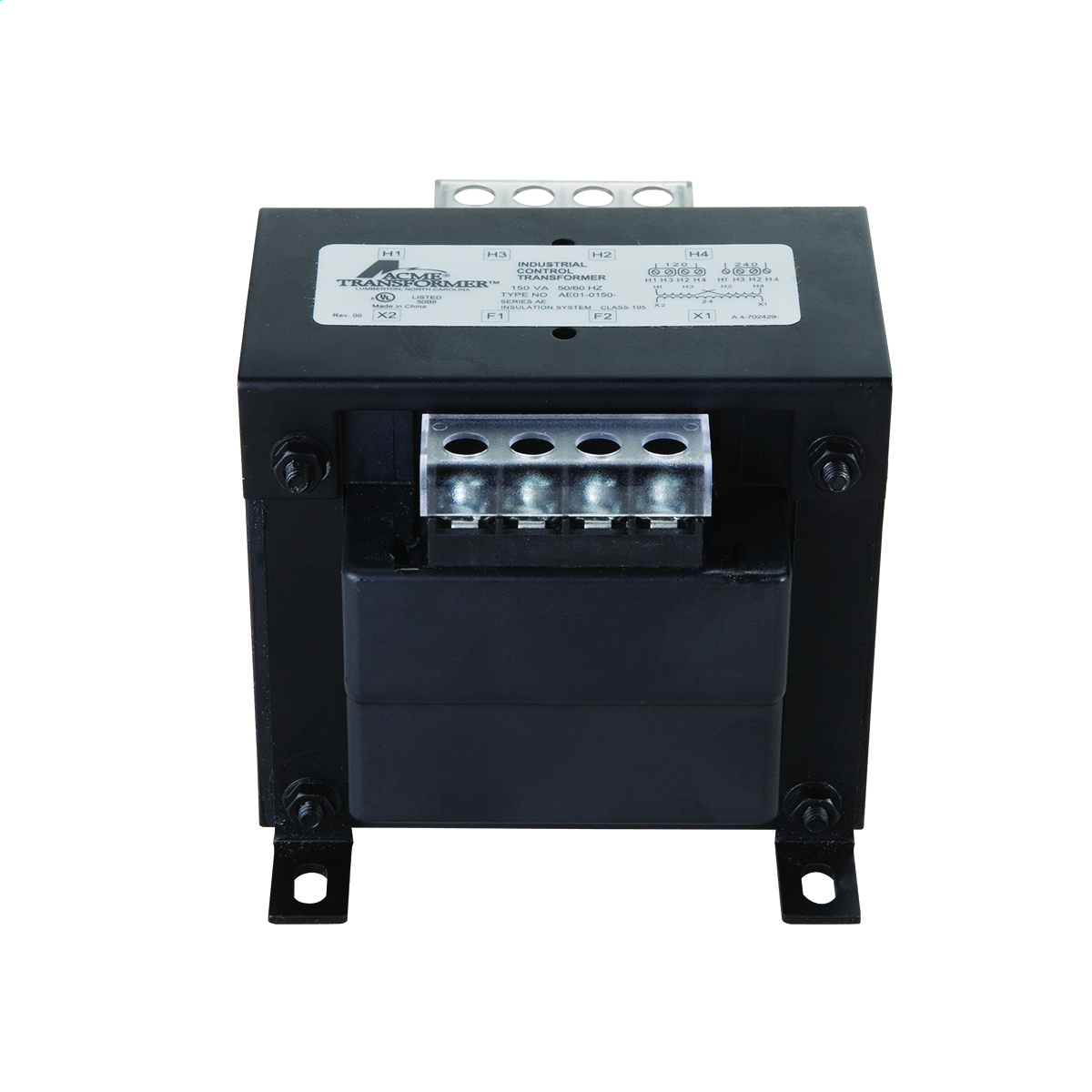Legacy Industrial Control Transformer - Encapsulated, 120 X 240 - 24V, 150VA