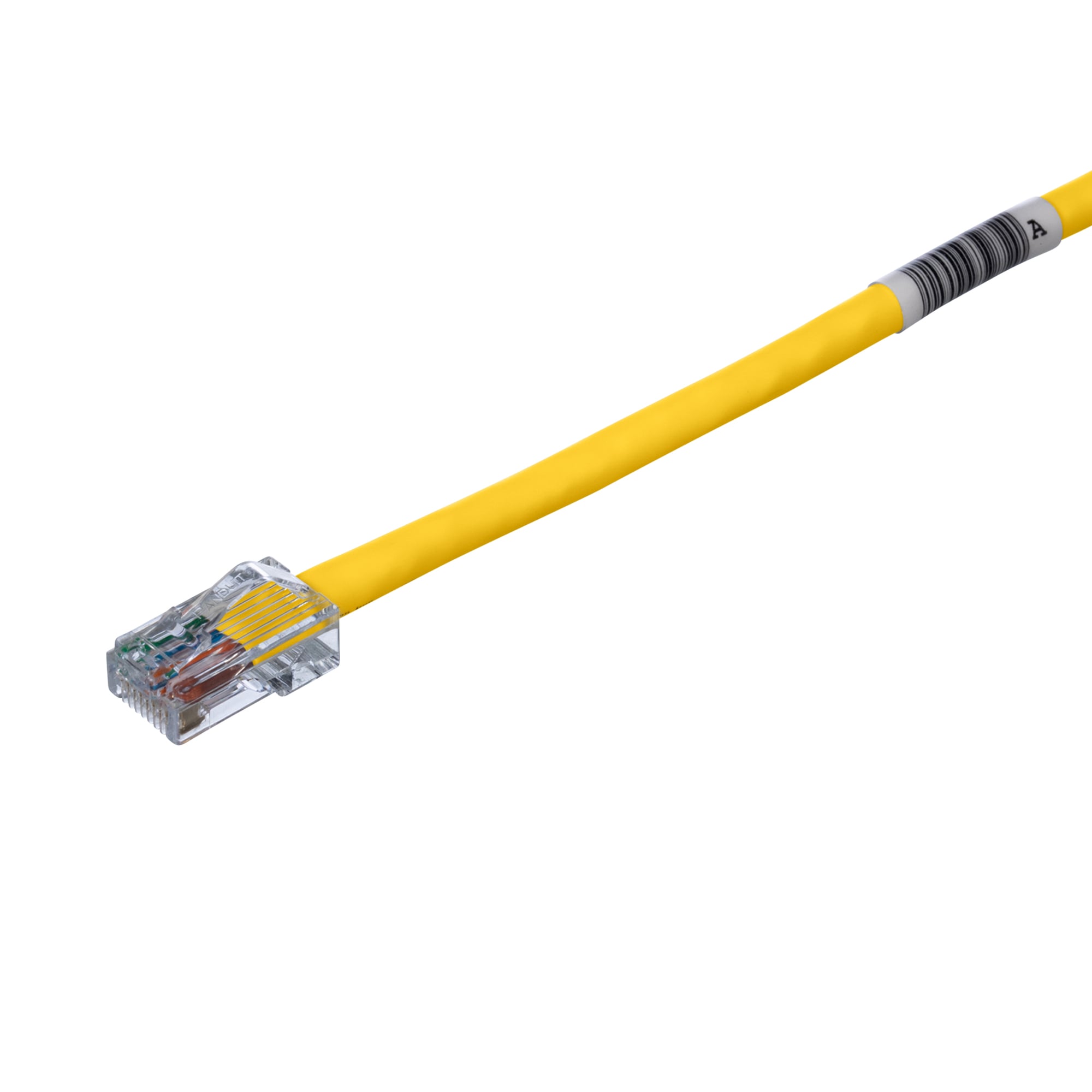 Copper Patch Cord, Cat 5e, Yellow UTP Ca