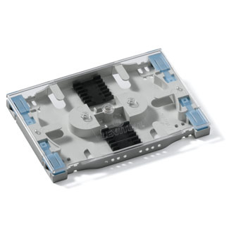 Injection Molded Mini Splice Tray, Heat Shrink Style (accepts standard sleeves), up to 12 Fiber Splicing