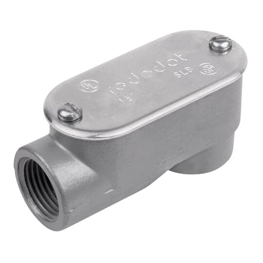D-Pak, 1/2 inch Die Cast Aluminum Service Entrance Body, Cover and Gasket. For Use with Rigid/IMC Conduit