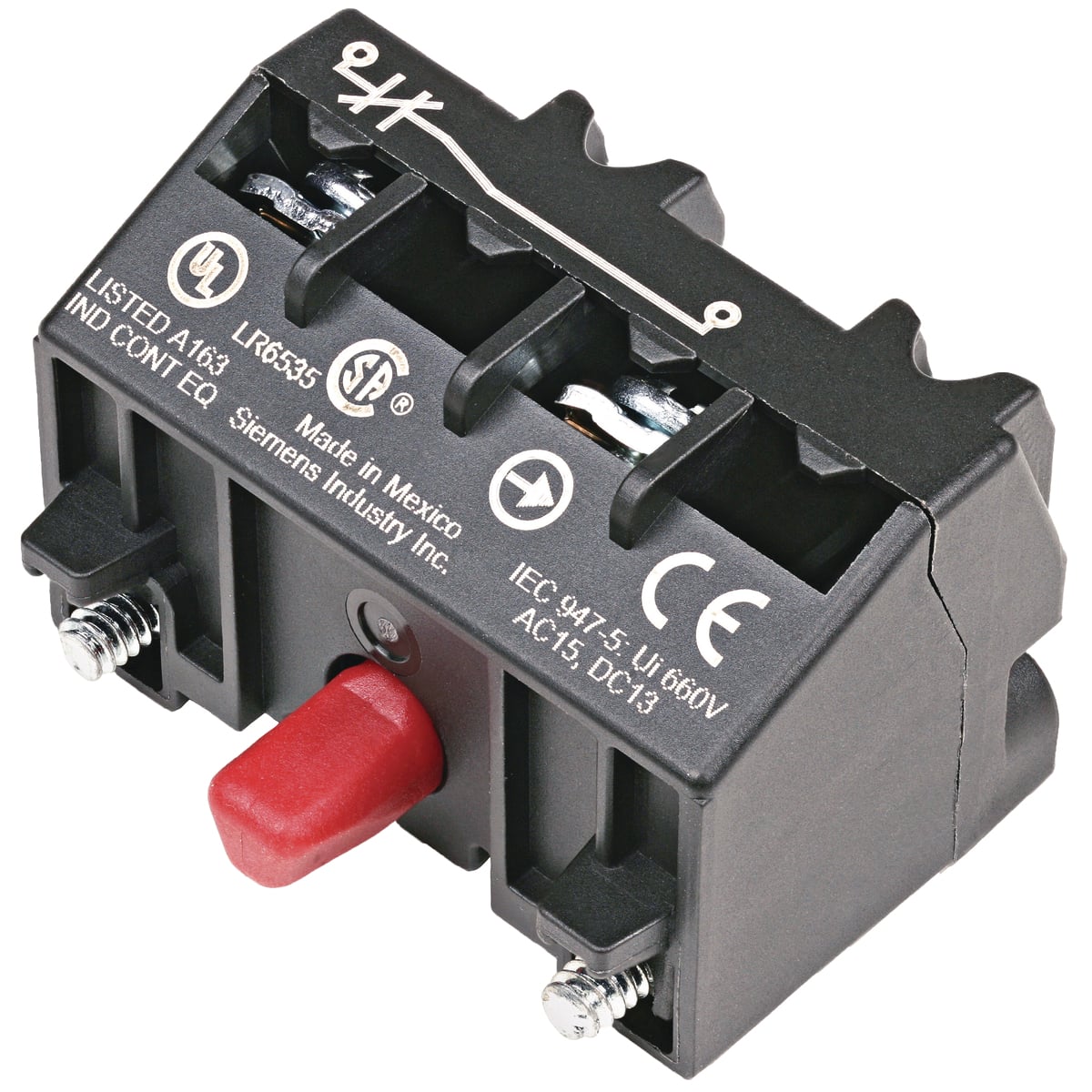 G SERIES - CONTACT BLOCK - 1NO/1NC CONTACT RATING