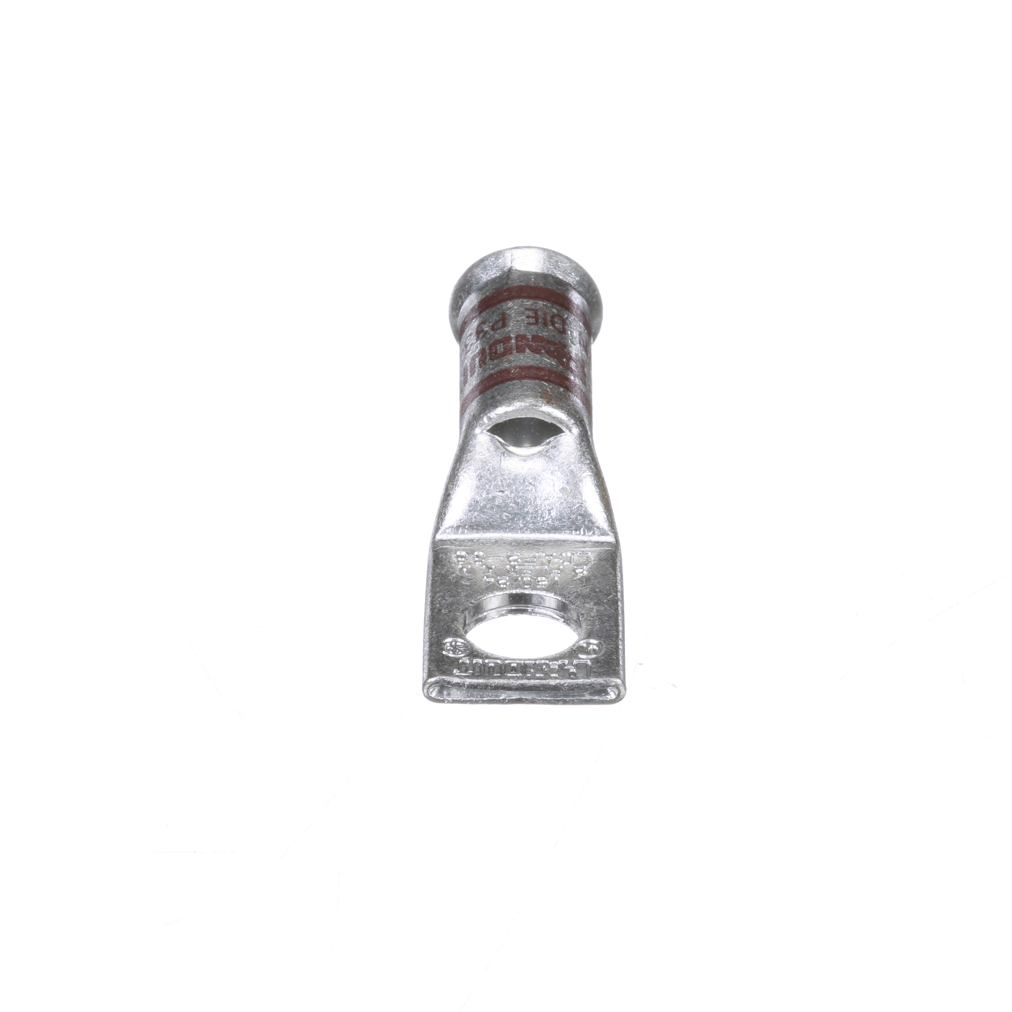 Copper Compression Lug, 1 Hole, #2 AWG, 