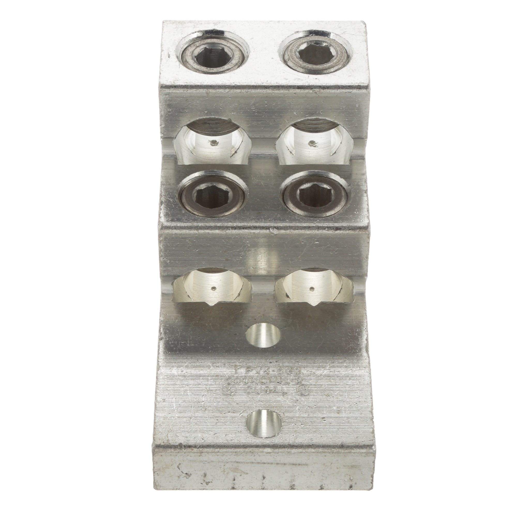 Aluminum Mechanical Lug, 2 Hole, 4 Barre