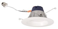 OBS73741 SYLVANIA SMART+LED Recessed Downlight Kit, 13.5W 90CRI, 820lm, dimmable full color tunable RGBW with white range 2700K 6500K,20000 hour life. Suitable for 5 or 6 inch recessed cans.