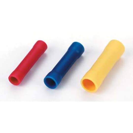 Insulated Vinyl Butt Splice for Wire Range 16-14 , Blue