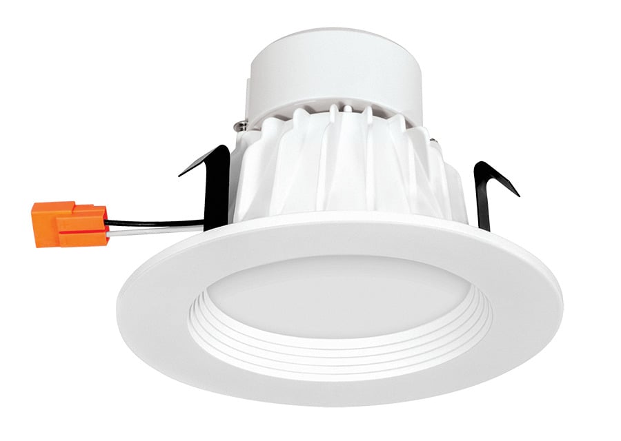 Retrofit Downlight 4 Inch Round 11W, LED, 3000k, White