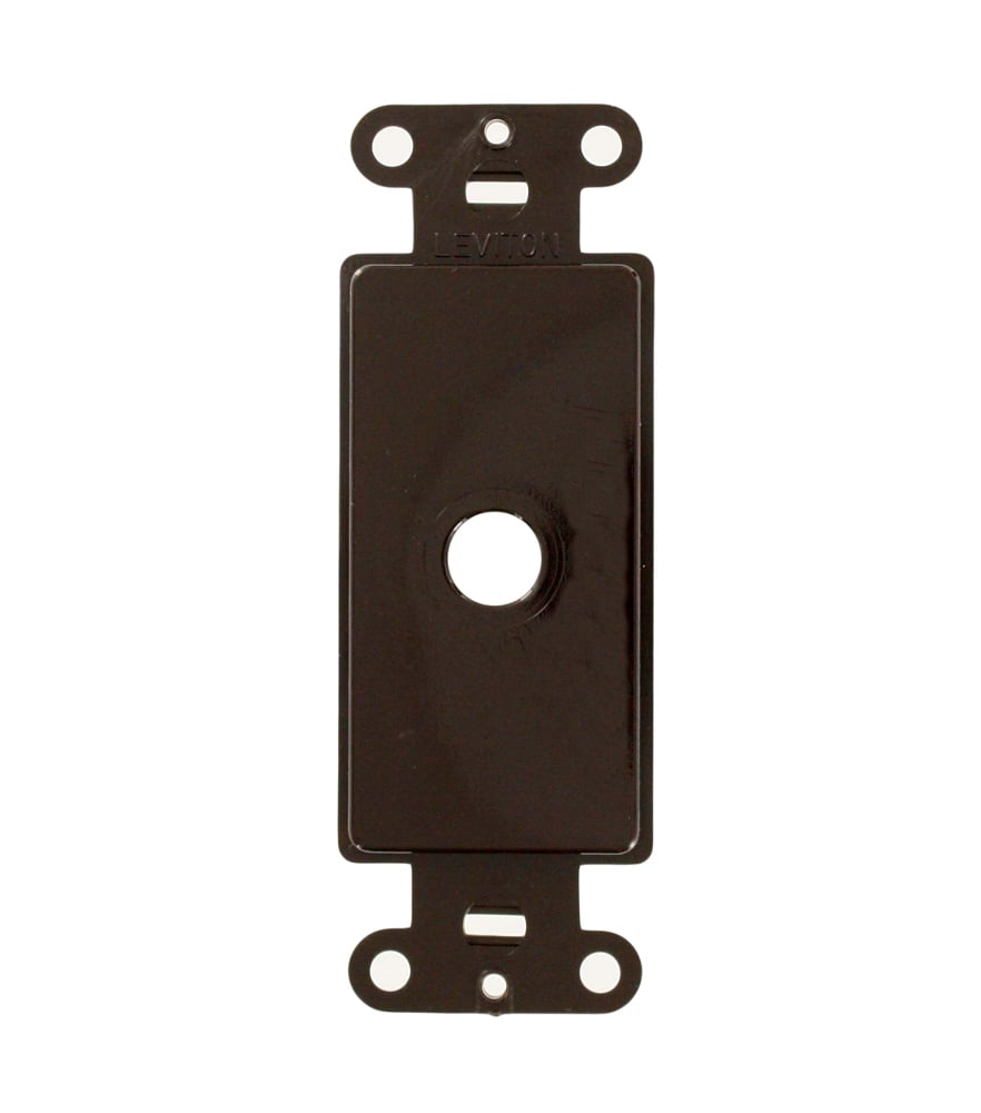 Decora Plastic Adapter For Rotary Dimmers, Brown