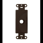 Decora Plastic Adapter For Rotary Dimmers, Brown