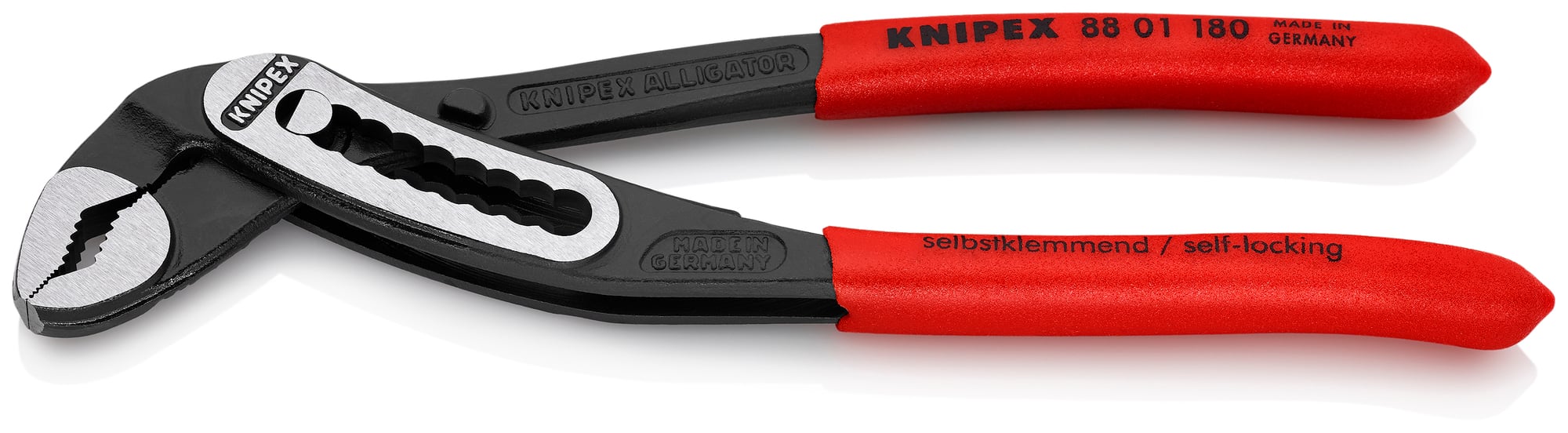 Alligator Water Pump Pliers, 7 1/4 in., Non-Slip Plastic