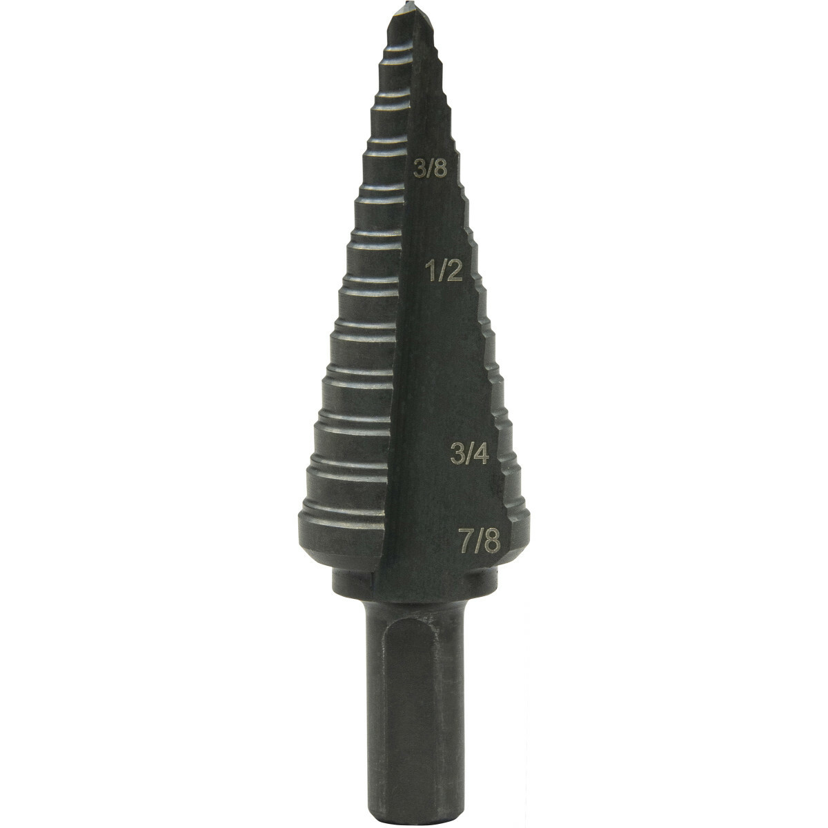 Durable split-point tip for fast, accurate material penetration.?Patented split-step design optimizes chip load for fast, smooth cutting, and more holes per charge.?Progressive cutting edges provide balanced aggression to maximize torque efficiency and minimize stalling.?Improved double flute design for superior chip evacuation, cutting speeds and tool life.?Three-flat shank for all 1/2 drill chucks.?Laser markings for quick, easy product and size identification. Replaced 34403 Also available for sale in a carton, qty. 25 (Cat #: GSB04-B UPC #: 783310082040?)