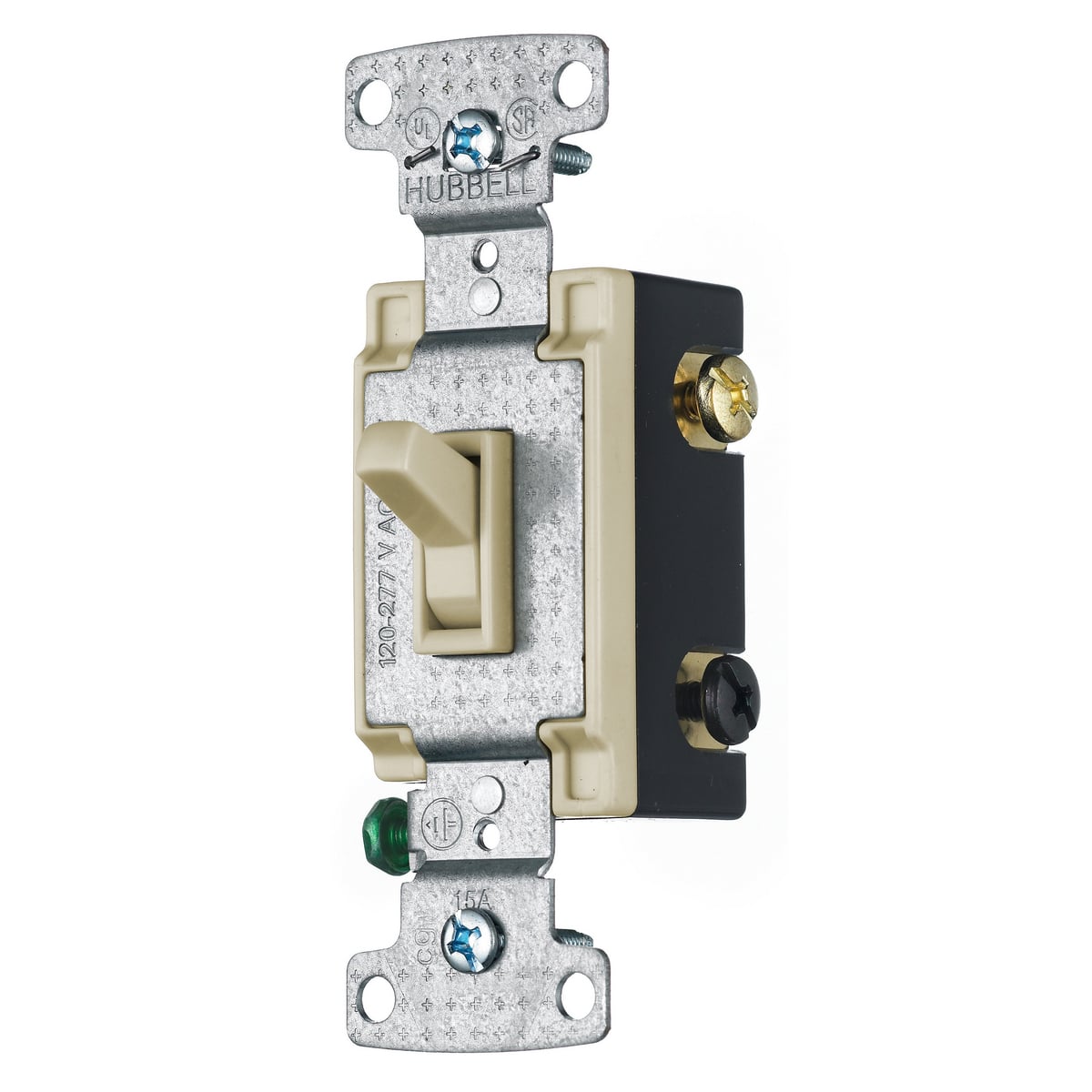TradeSelect, Switches and Lighting Controls, Residential Grade, Toggle Switches, Four Way, 15A 120V AC, Ivory