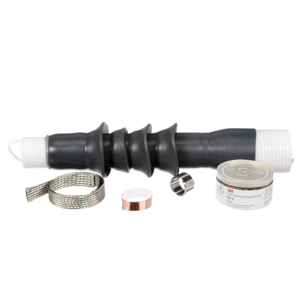 3M(TM) Cold Shrink QT-III Outdoor 4 Skirt Termination 7693-S-4, 0.72-1.29 in (18,3-32,8 mm) Cable Insulation O.D.