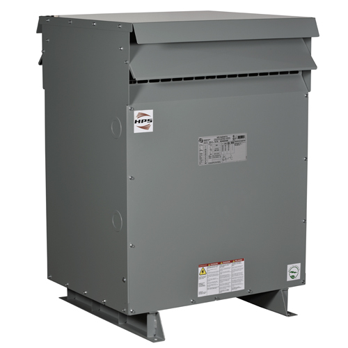 600V Class Three Phase DOE2016 and NRCan 2019 Compliant Energy Efficient Distribution Transformer, 480D PV, 208Y/120 SV, 300 kVA, 3PH, Aluminum Wound