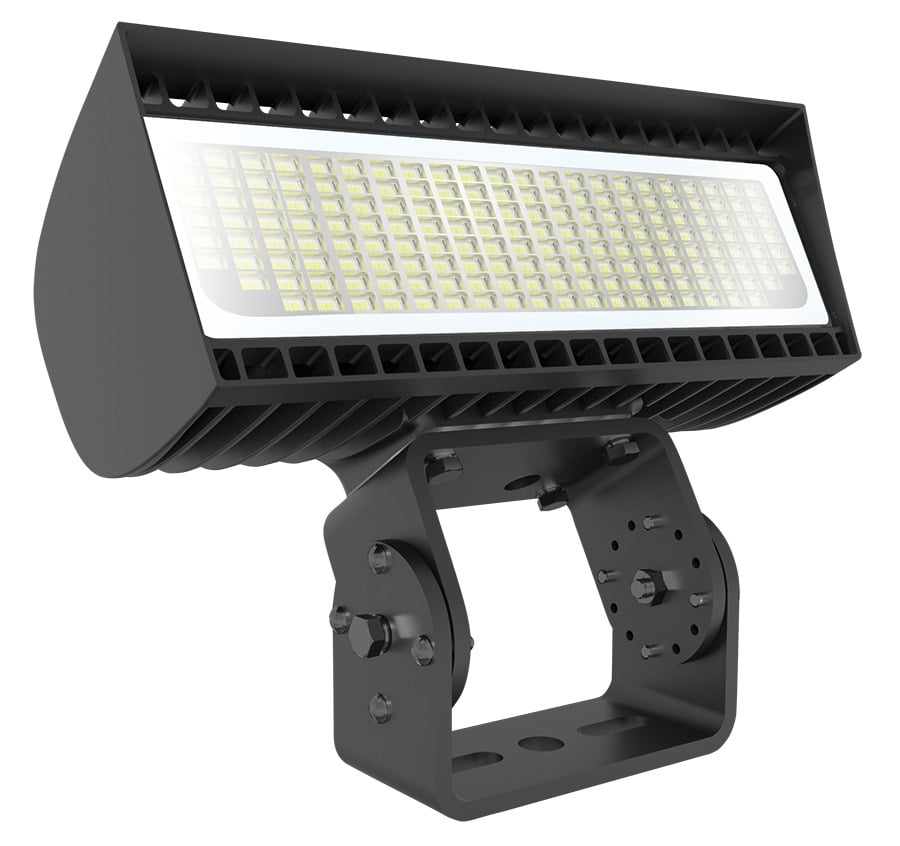 Floodlights 10563-22727 Lumens Flexflood- Small Field Adjustable Power/Cct 69-97-132-168W Trunnion Mount 5000K/4000K 480V Bronze