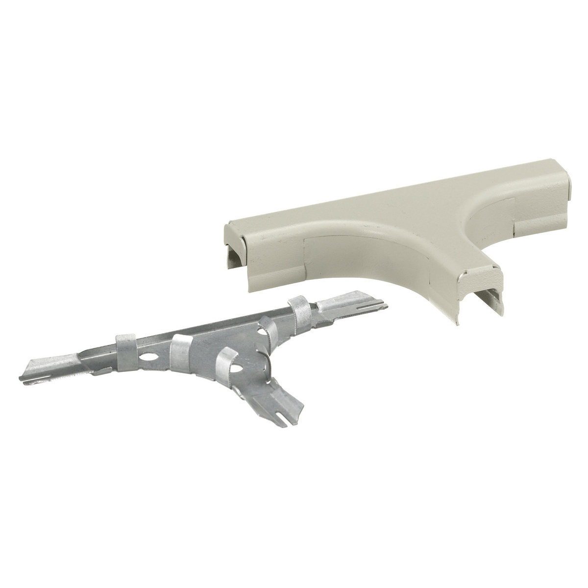 Metal Raceway, Large Radius Tee Fitting, HBL500/700/750 Series, Ivory