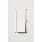 Diva Reverse-phase Dimmer - Gloss Finish,  CFL/LED (Screw-based), Incandescent/Halogen, Electronic Low-voltage, 3-way/single-pole, 250W CFL/LED or 500W inc/hal/ELV in white