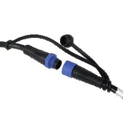 OBS41370 15W Work Light String Light, 5000K, Plug in, IP65. 5 lamps on 1 string, 54.9ft total length