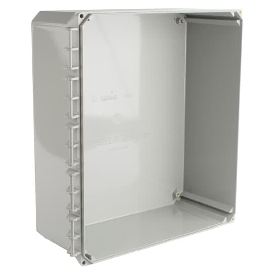 Circuit Safe Polycarbonate NEMA Enclosure with external hinge, 16 Inches x 14 Inches x 6 Inches