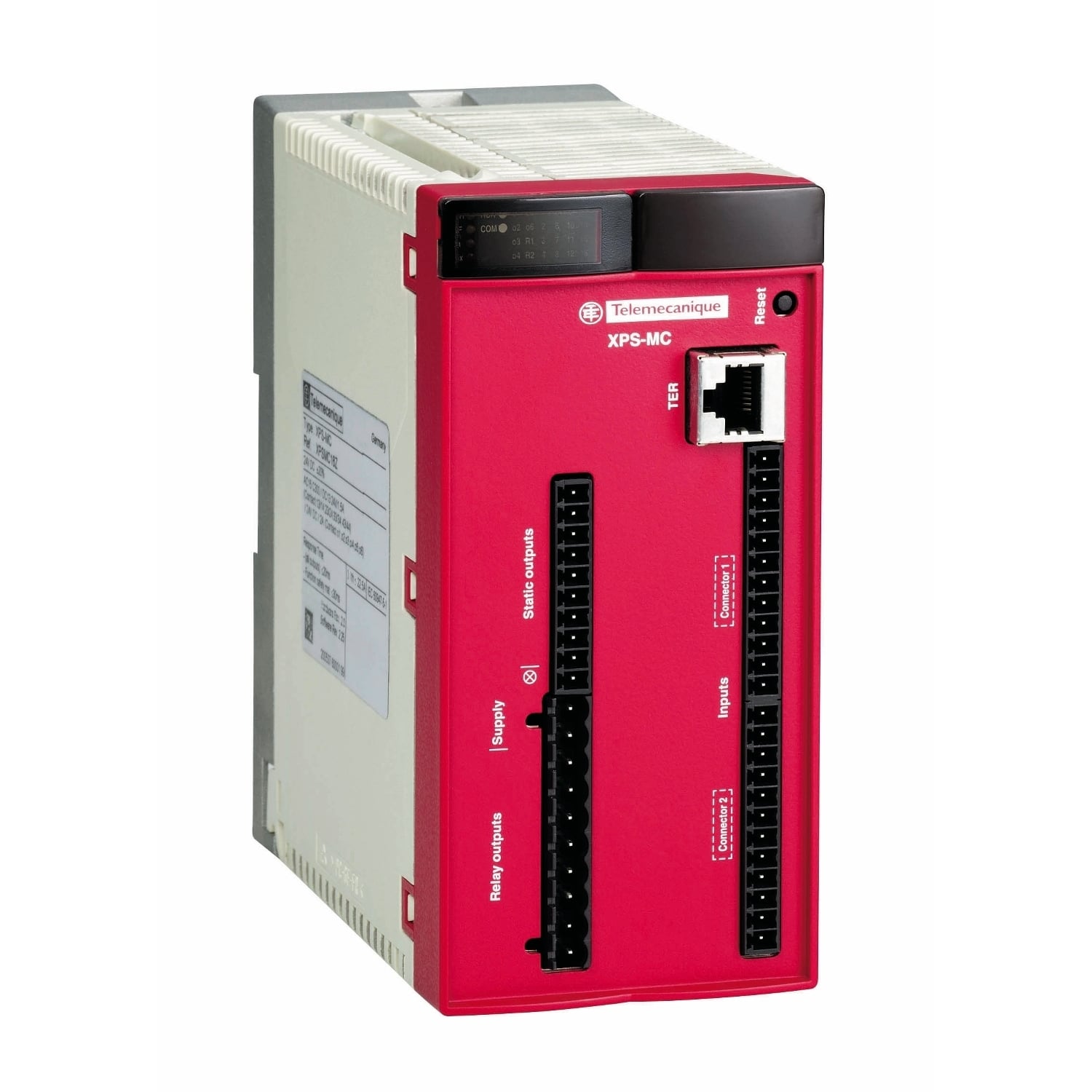 safety controller, Harmony XPS MC, 24V DC, 16 inputs, 30 LEDs signalling