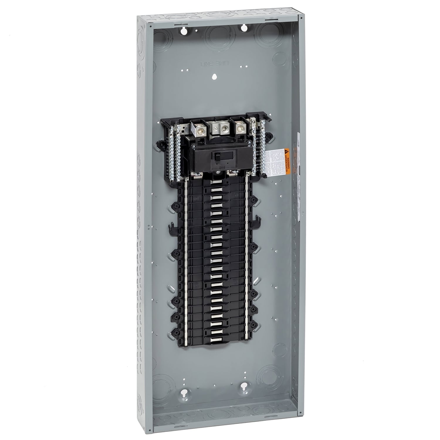 Load center, QO, 1 phase, 42 spaces, 52 circuits, 225A convertible main breaker, PoN, NEMA1