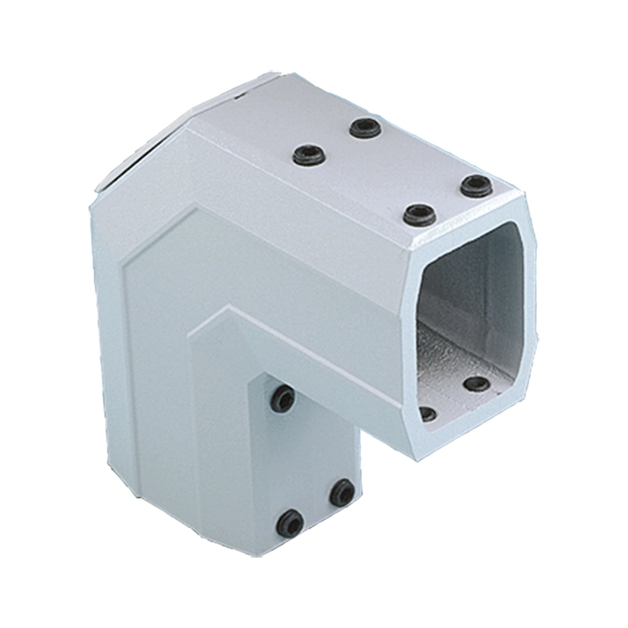 Compact Series 2 Heavy Duty Elbow, fits 45x60mm, Lt Gray, Aluminum