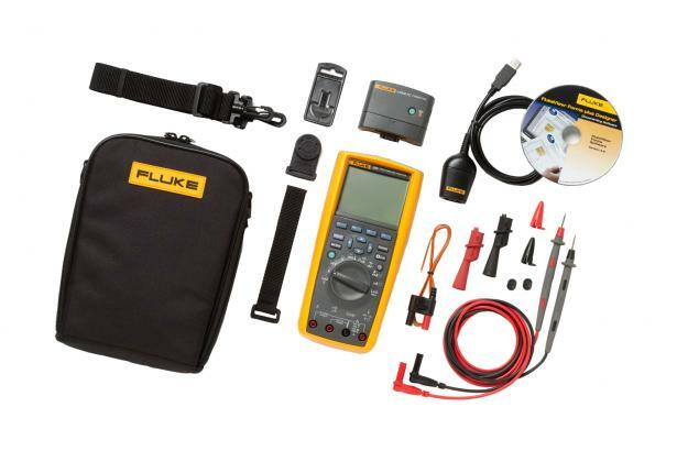 Maximize productivity with the combined Fluke 289 and FlukeView forms combo kit. True-RMS industrial logging with built-in data logger and TrendCapture capability, the 289 helps you track down elusive, intermittent problems, monitoring equipment with any of its functions while you do other jobs. Overlay your logged data from six meters or six time periods to find cause and effect relationships or for condition monitoring applications in FVF software. Turn your data into meaningful graphs and tables for a professional report. The 289/FVF combo kit gives you a practical & affordable approach to predictive maintenance.