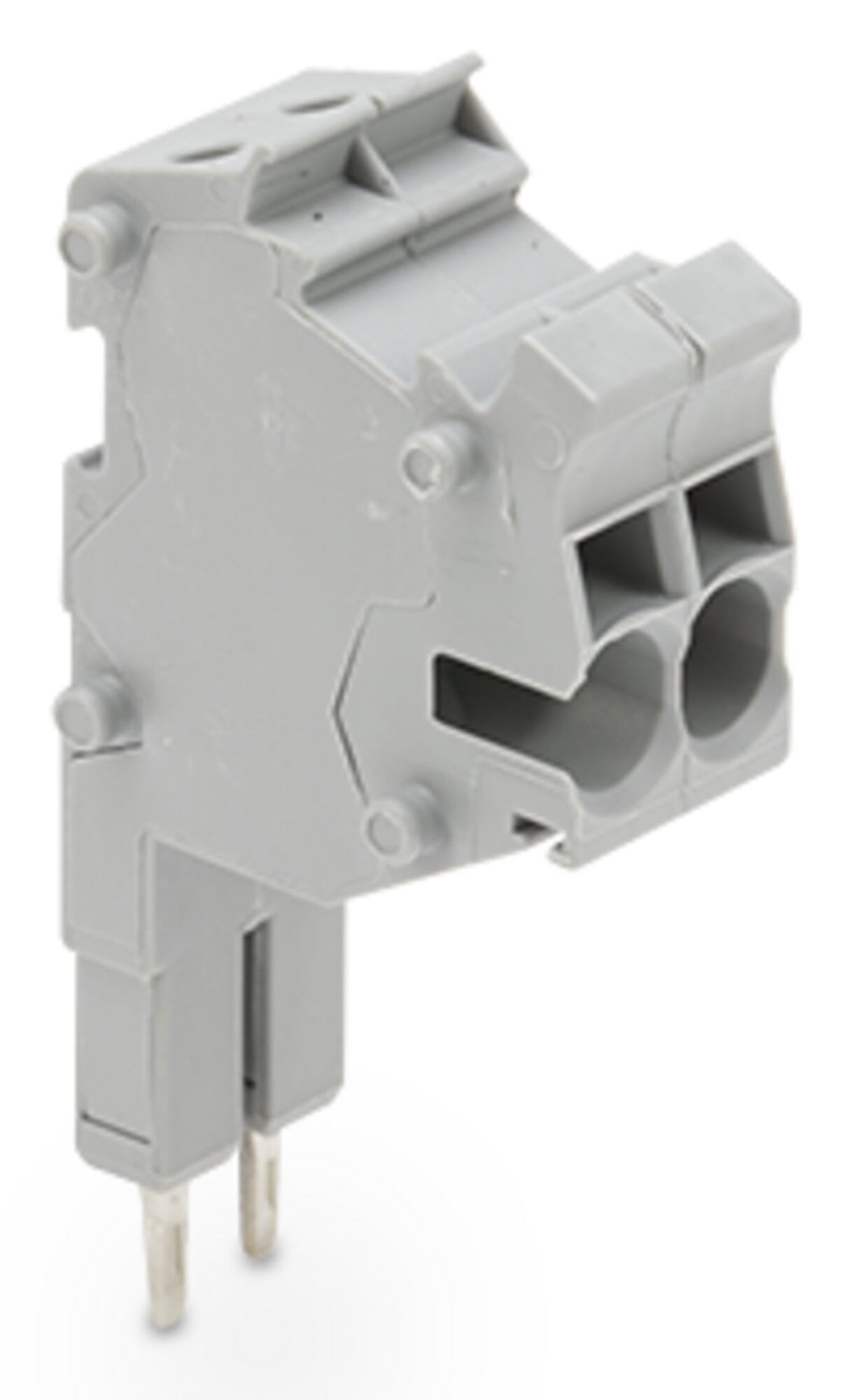 Modular TOPJOBS connector; modular; for jumper contact slot; 2-pole; 2,50 mm; gray