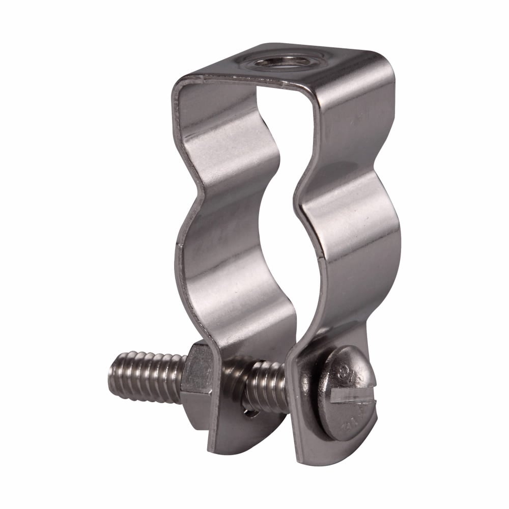 Eaton Crouse-Hinds series rigid/IMC conduit hanger, 316 stainless steel, 1/2", With bolt