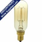 Candelabra base E12 T8 vintage style antique 40 watt light bulb. This popular lamp is perfect with our Swing, Draper, Archives, Penn and many more collections.